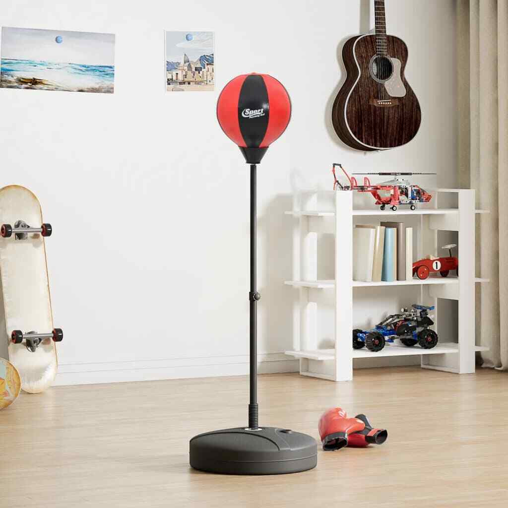 Punchingball Mit Ständer Handschuhen Pumpe Boxball Boxsack Standboxsack Vidaxl