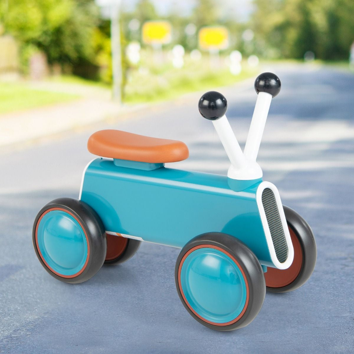 Baby-Laufrad Für Kinder Sicheres Fahrspielzeug Lauflernhilfe 48 X 24,5 X 37 Cm Blau