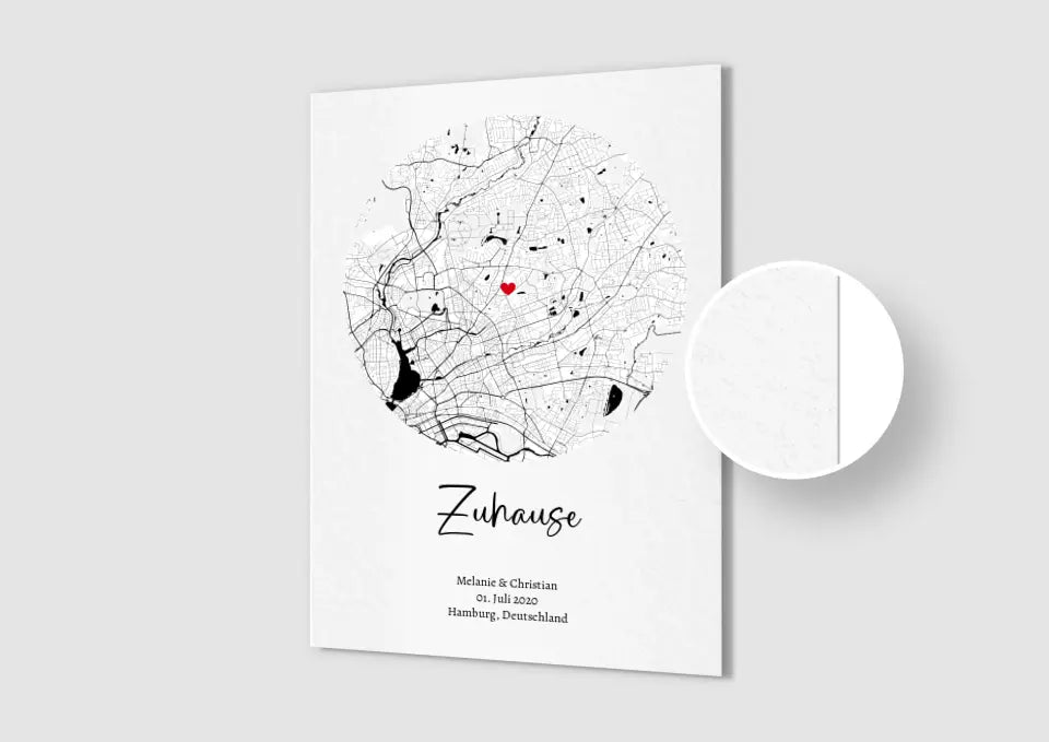 Stadtkarte Zuhause