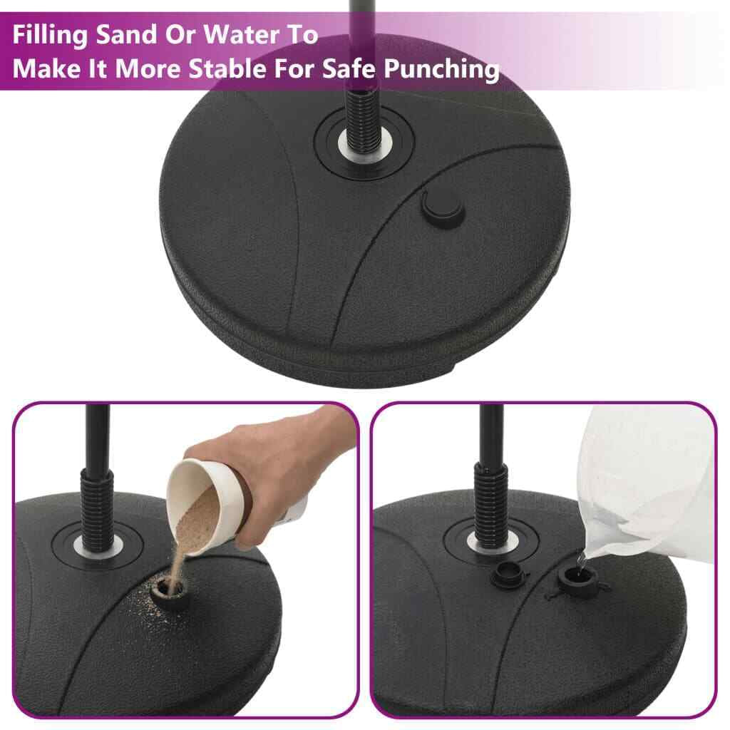 Punchingball Mit Ständer Handschuhen Pumpe Boxball Boxsack Standboxsack Vidaxl
