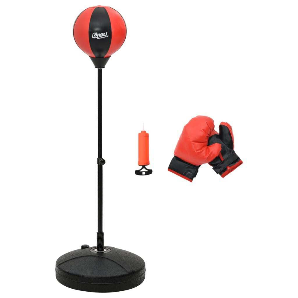 Punchingball Mit Ständer Handschuhen Pumpe Boxball Boxsack Standboxsack Vidaxl