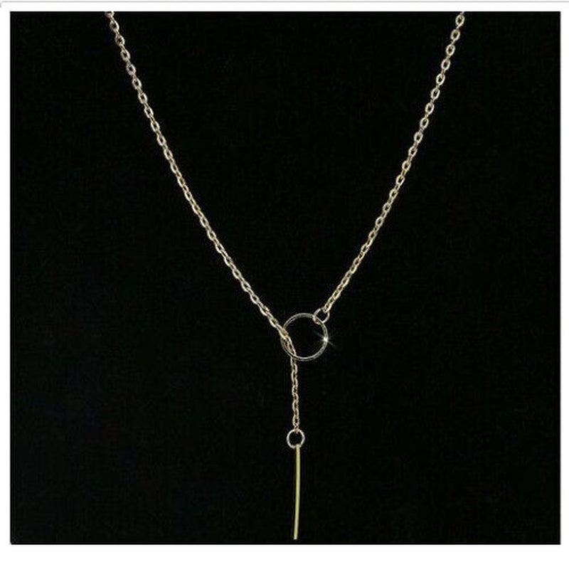 Damen Halskette Edelstahl Vergoldet Kette Collier Halsband Schmuck Neu