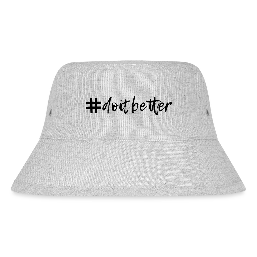Stanley/Stella Bucket Hat - Grau meliert