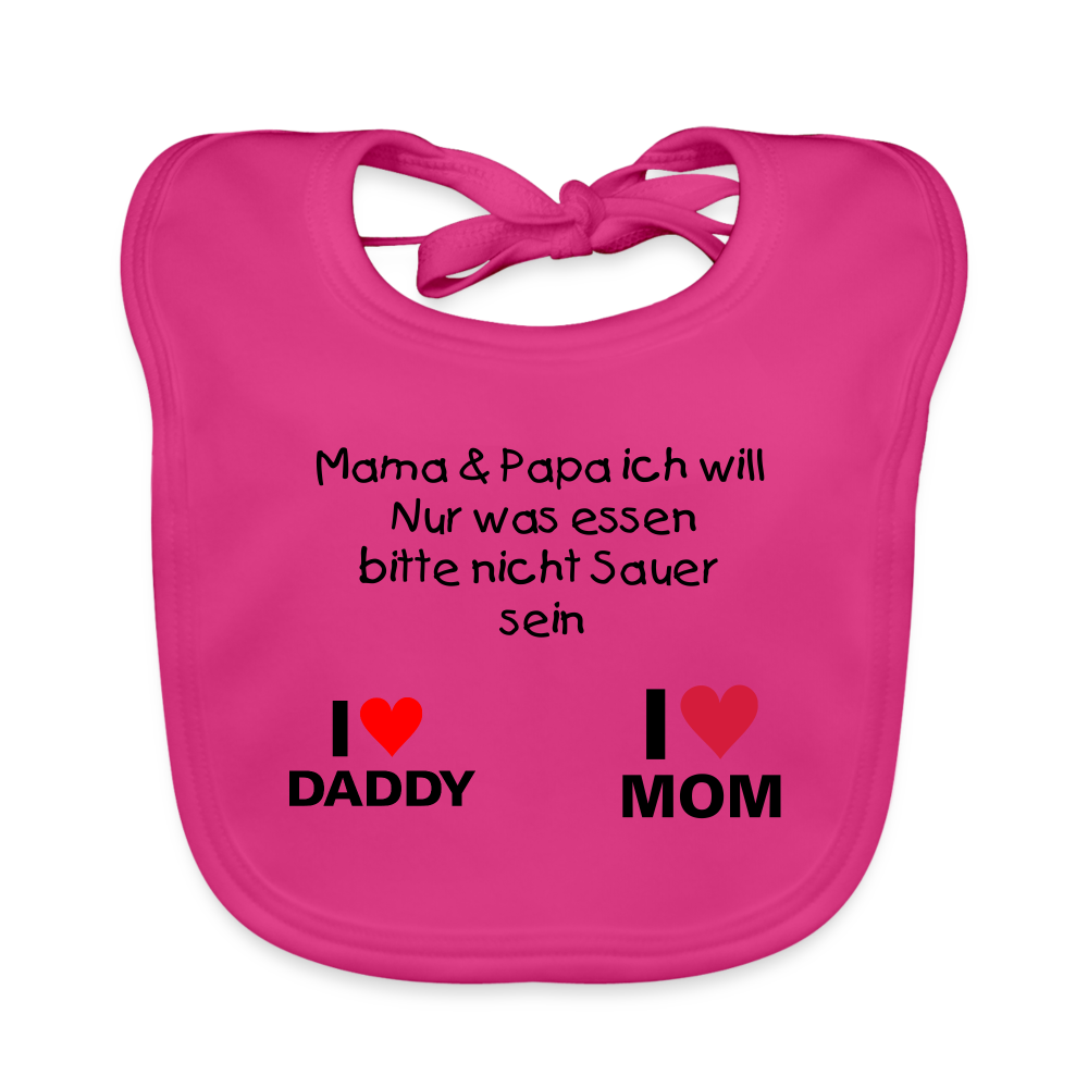 Baby Bio-Lätzchen - Fuchsia
