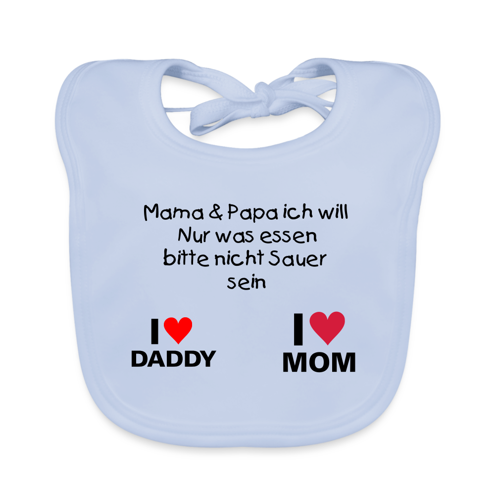 Baby Bio-Lätzchen - sky Blue