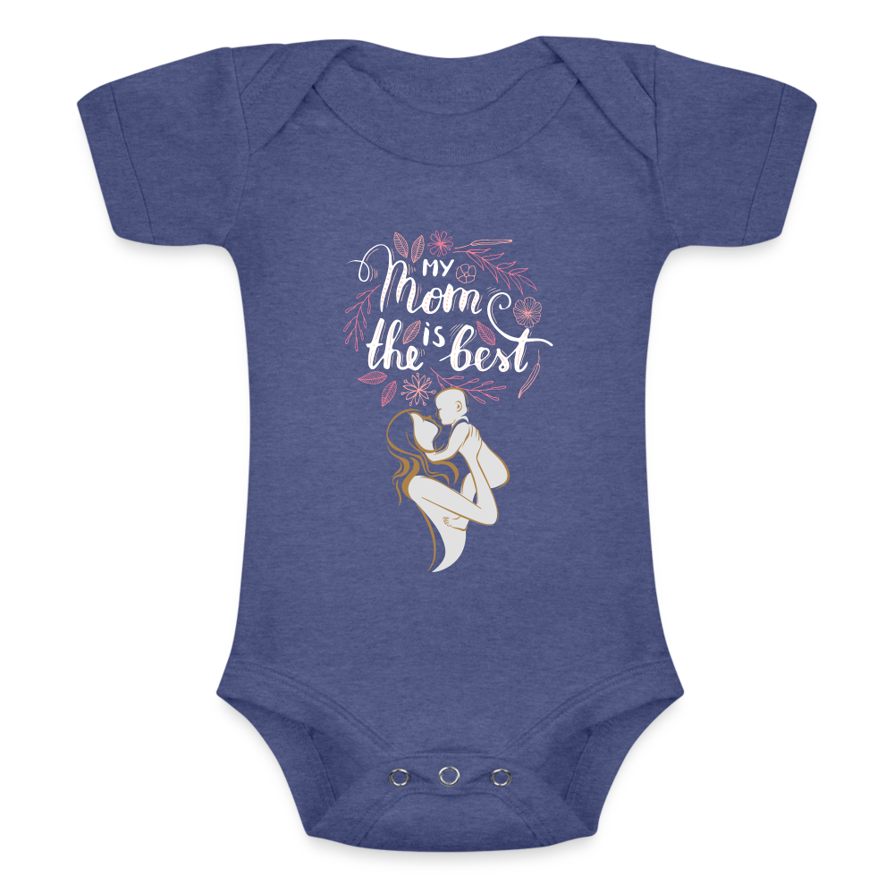 Baby Tri-Blend-Kurzarm-Body - Blau