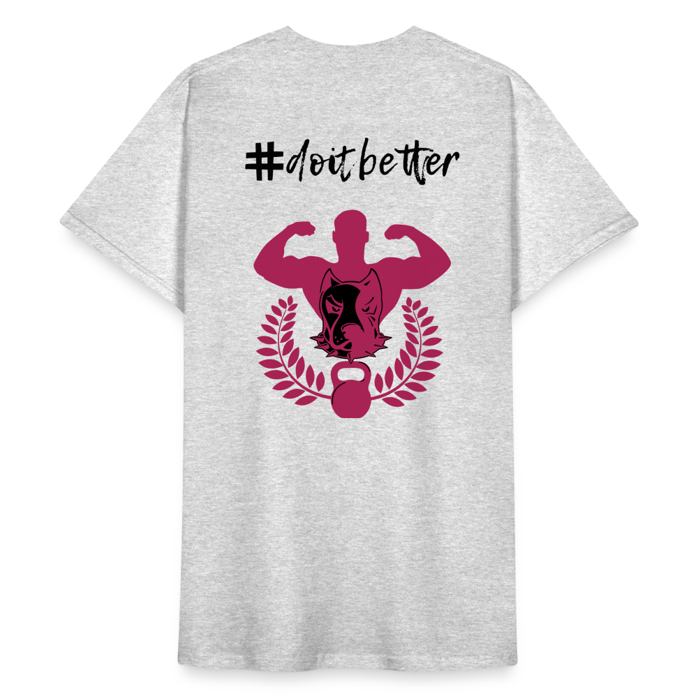 Männer Gildan Heavy T-Shirt - Grau meliert