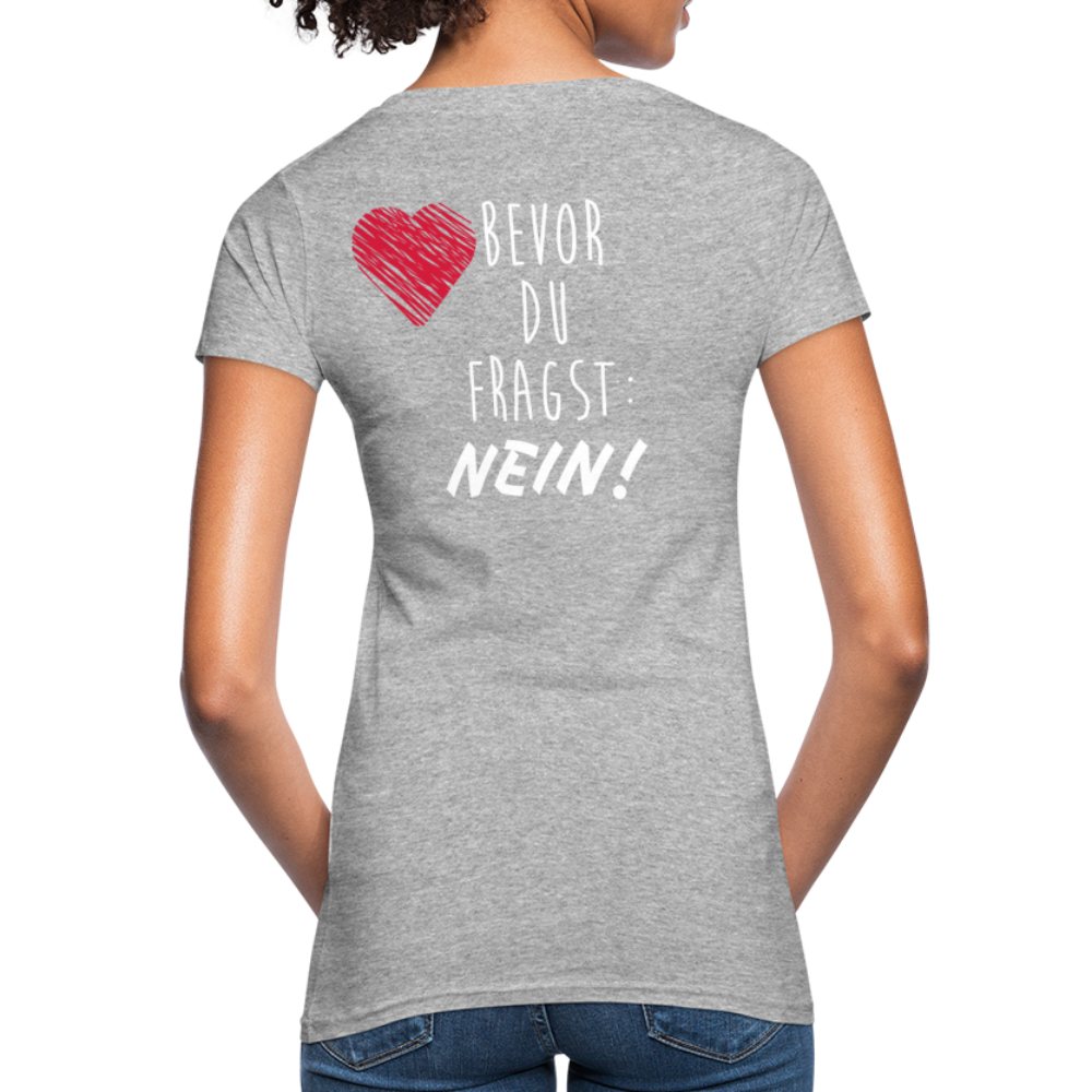 Frauen Bio-T-Shirt - Grau meliert