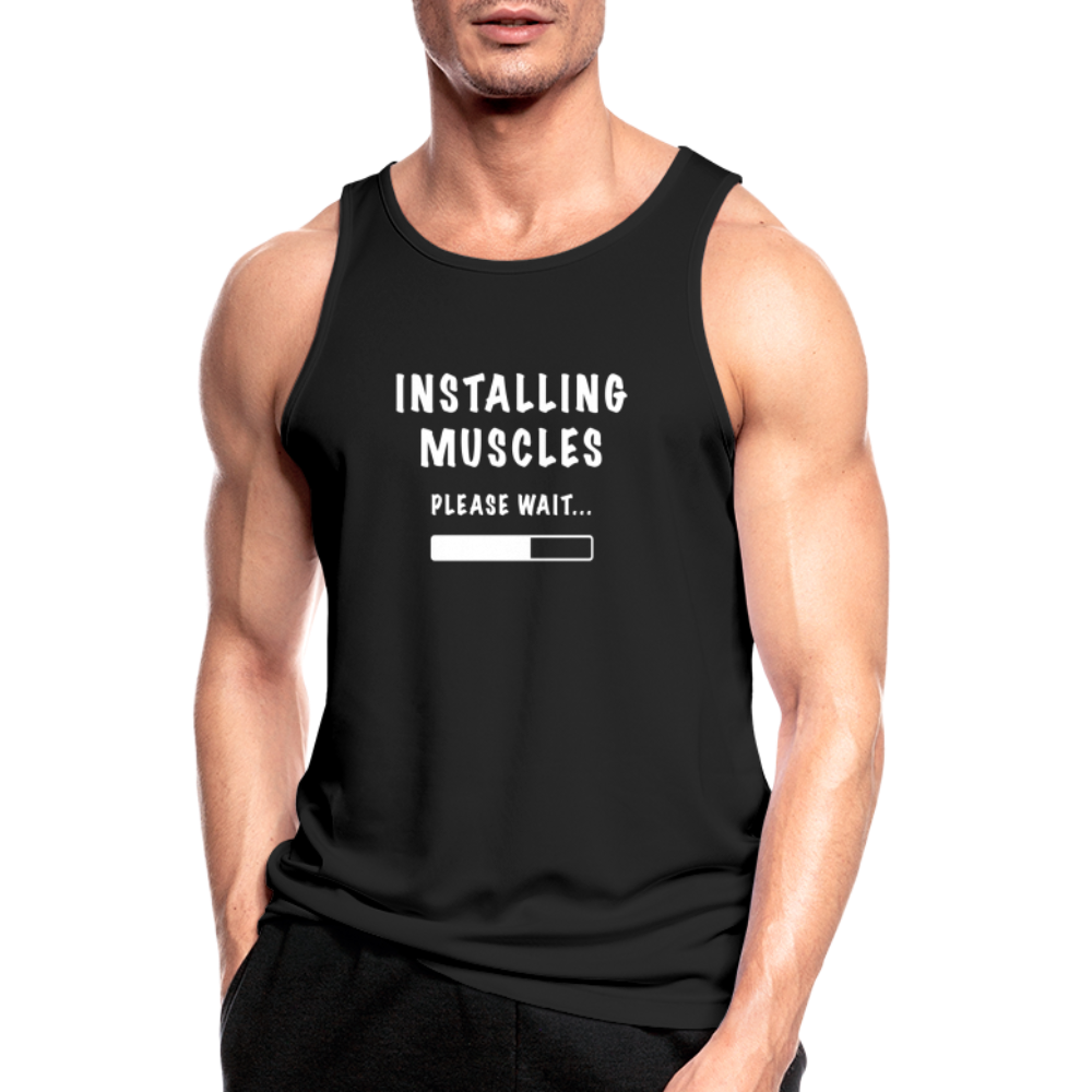 Männer Tank Top atmungsaktiv - Schwarz