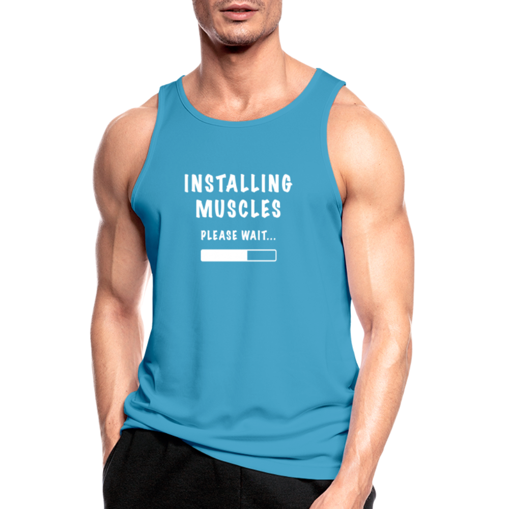Männer Tank Top atmungsaktiv - Saphirblau
