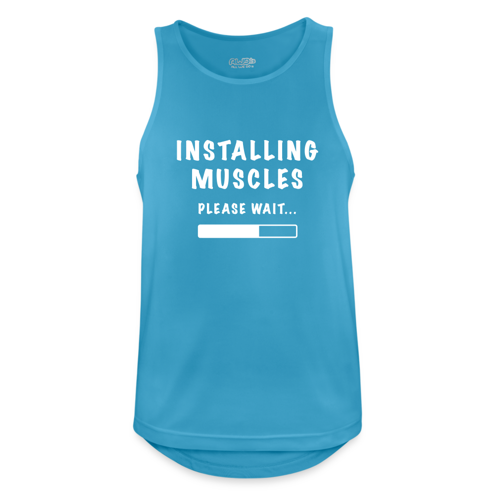 Männer Tank Top atmungsaktiv - Saphirblau