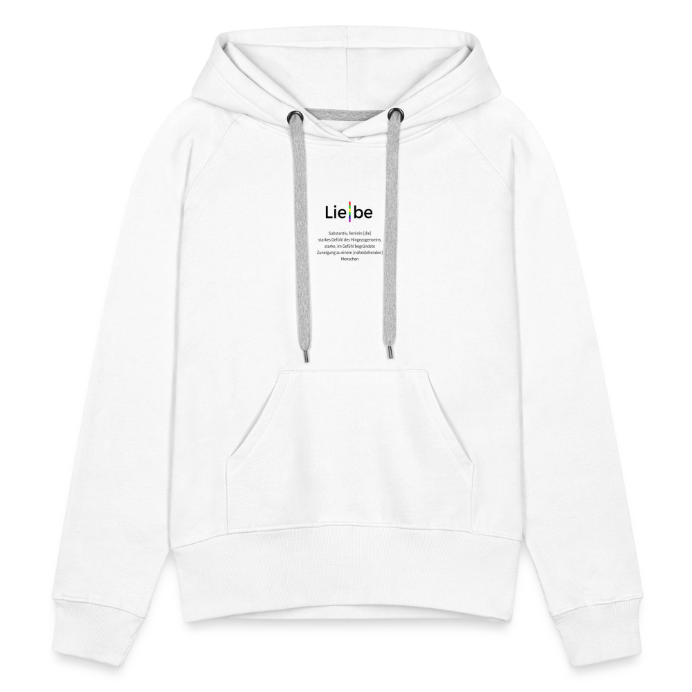 Frauen Premium Hoodie - weiß