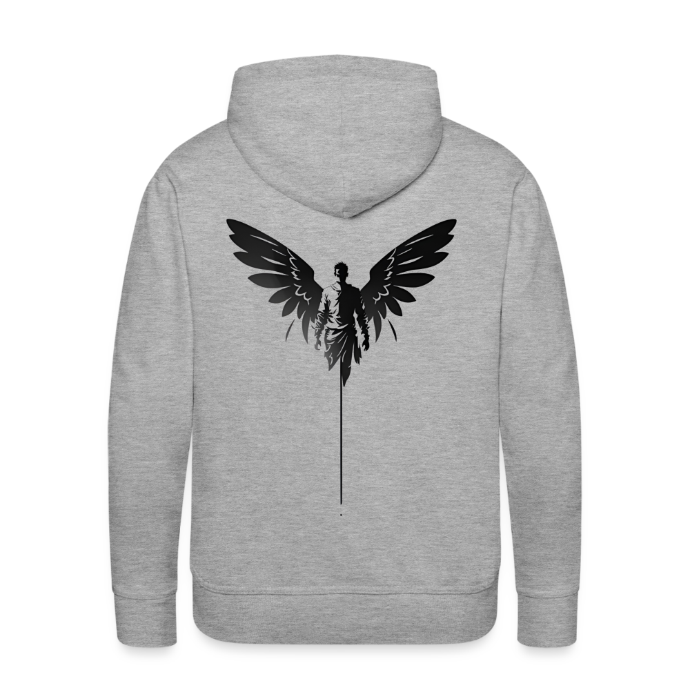 Men’s Premium Hoodie - Grau meliert