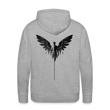 Men’s Premium Hoodie - Grau meliert