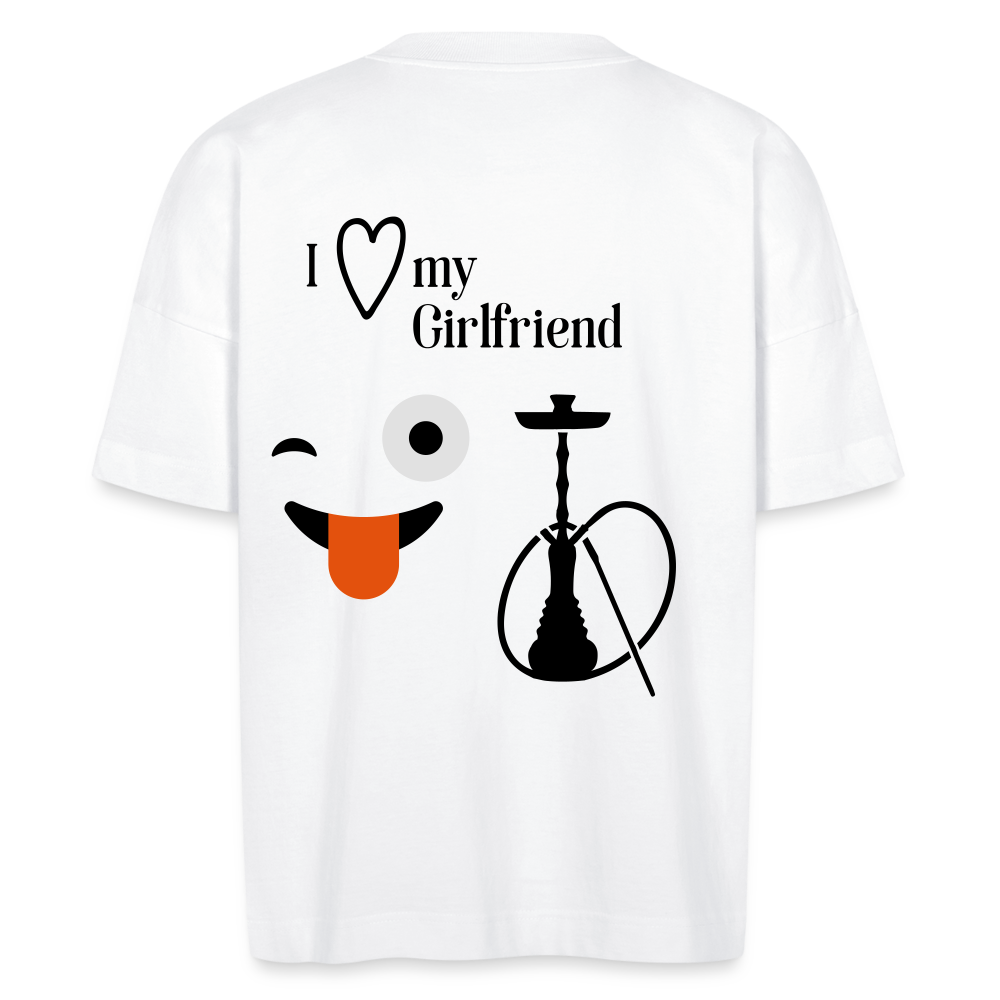 Unisex Oversize Bio-T-Shirt BLASTER - weiß