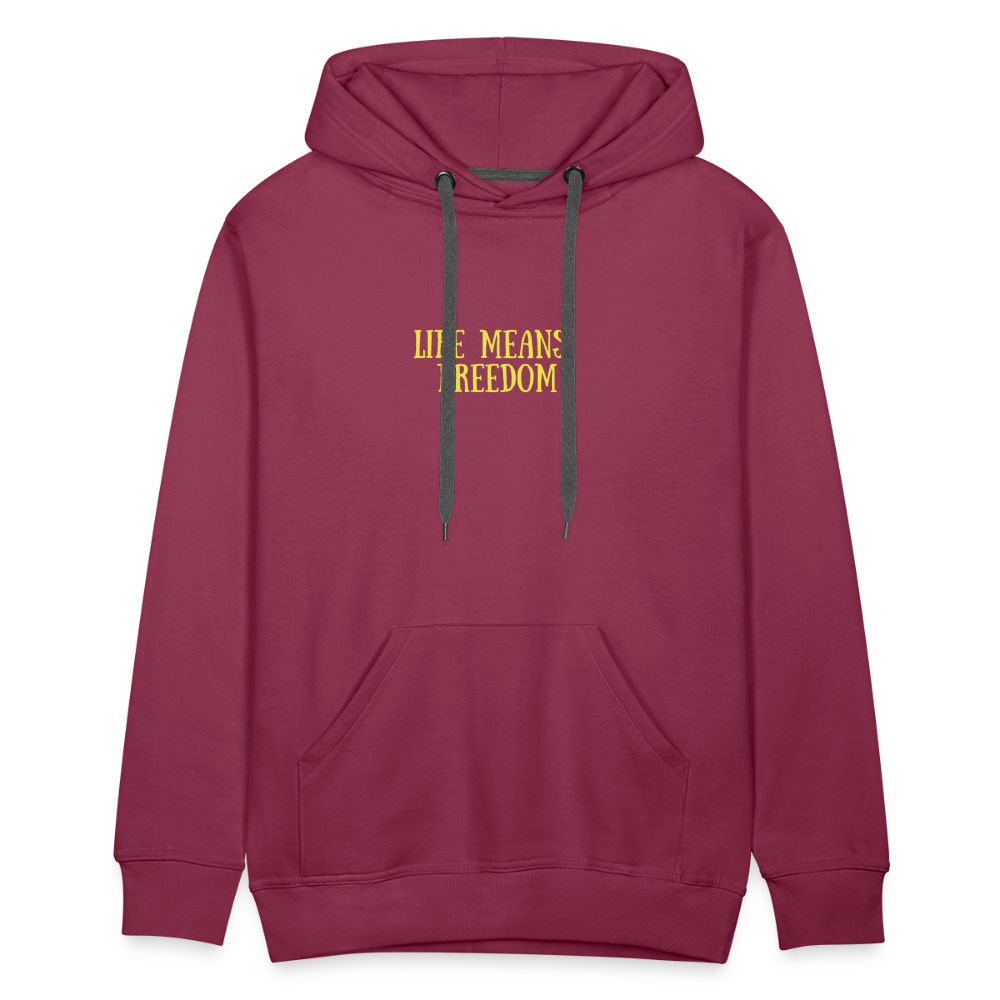 Men’s Premium Hoodie - Bordeaux