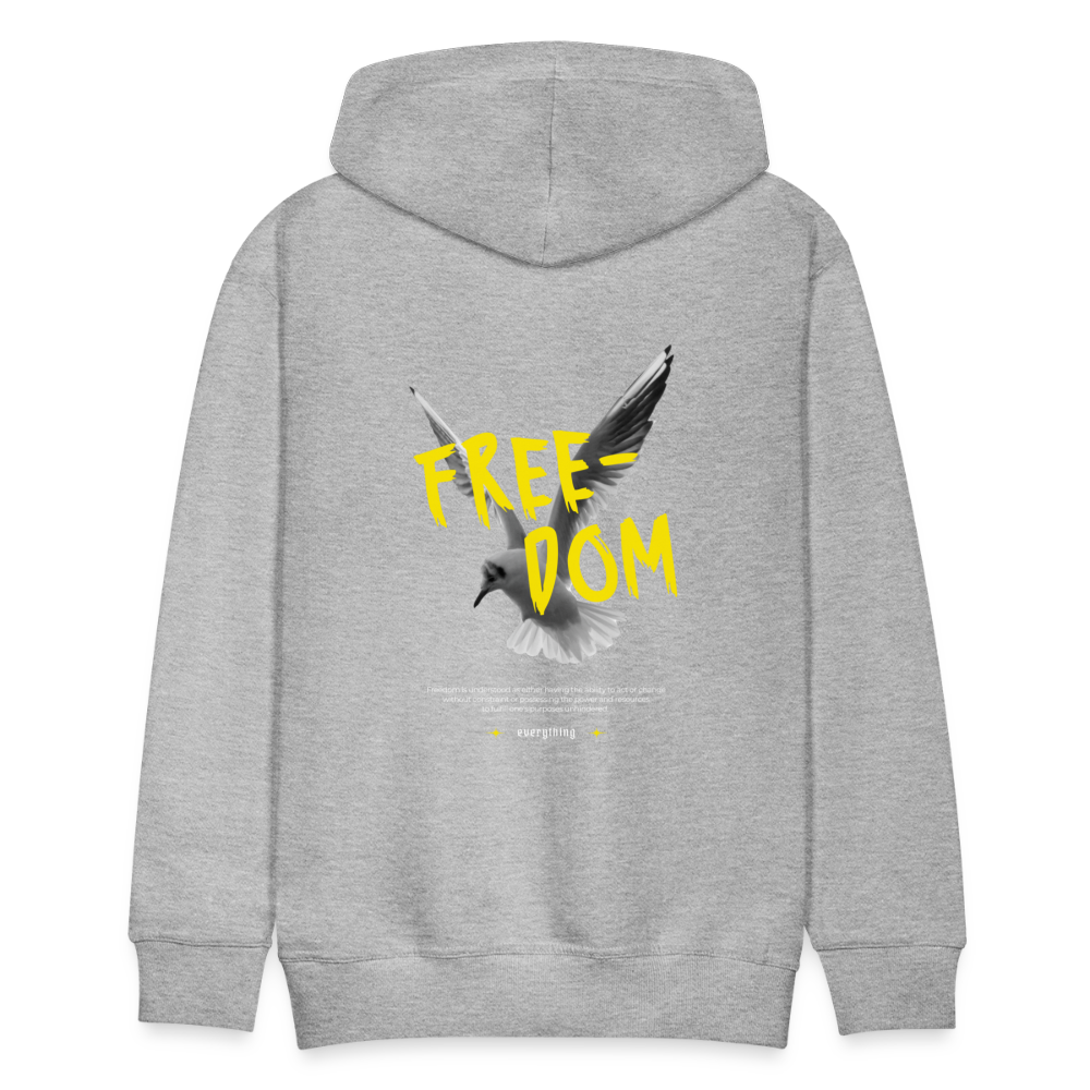 Men’s Premium Hoodie - Grau meliert