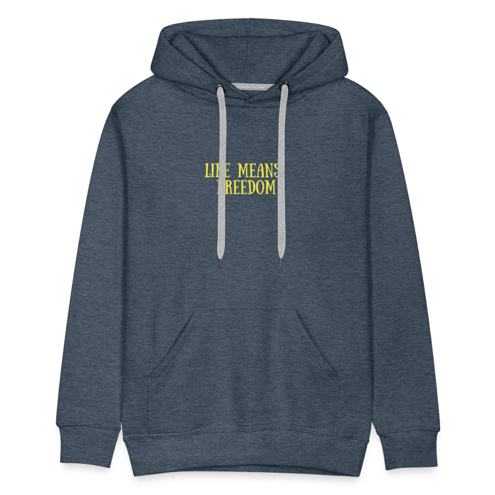 Men’s Premium Hoodie - Jeansblau