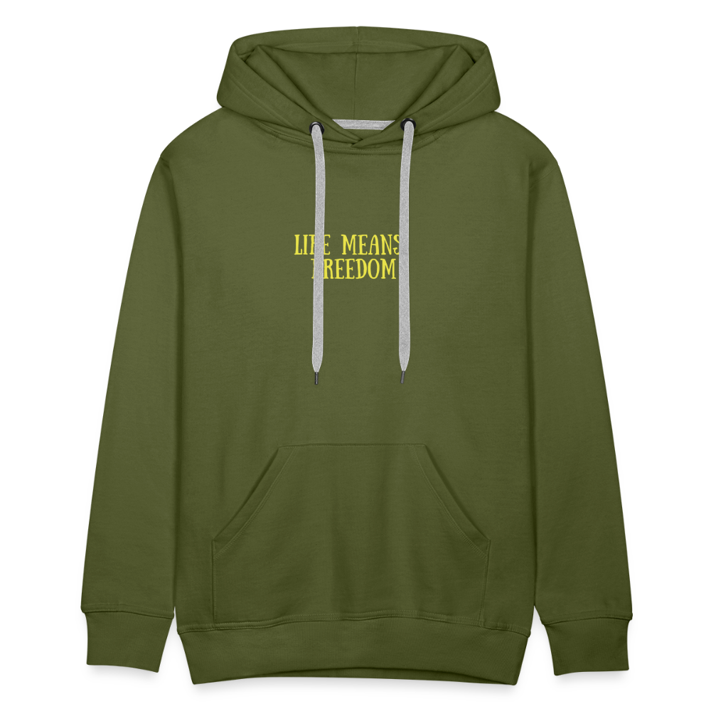 Men’s Premium Hoodie - Olivgrün