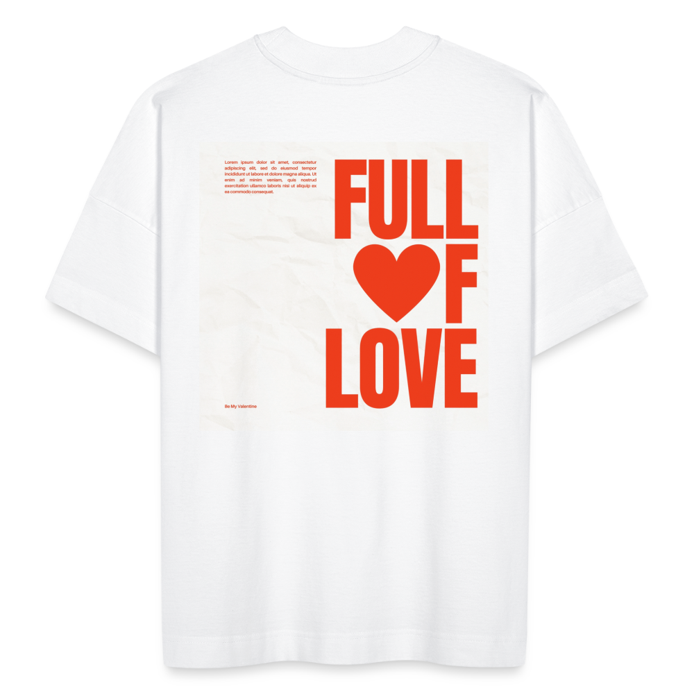 Unisex Oversize Bio-T-Shirt - weiß
