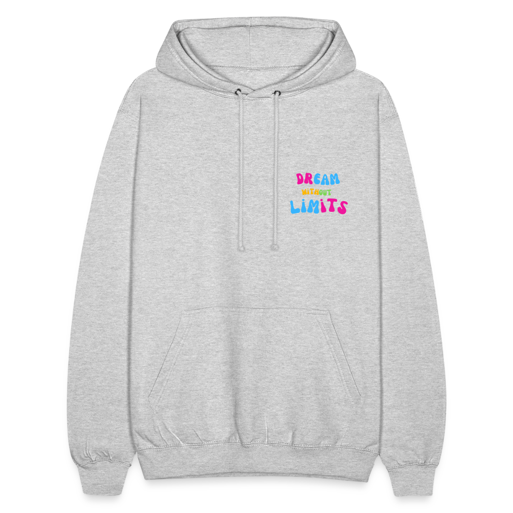 Unisex Hoodie - Hellgrau meliert