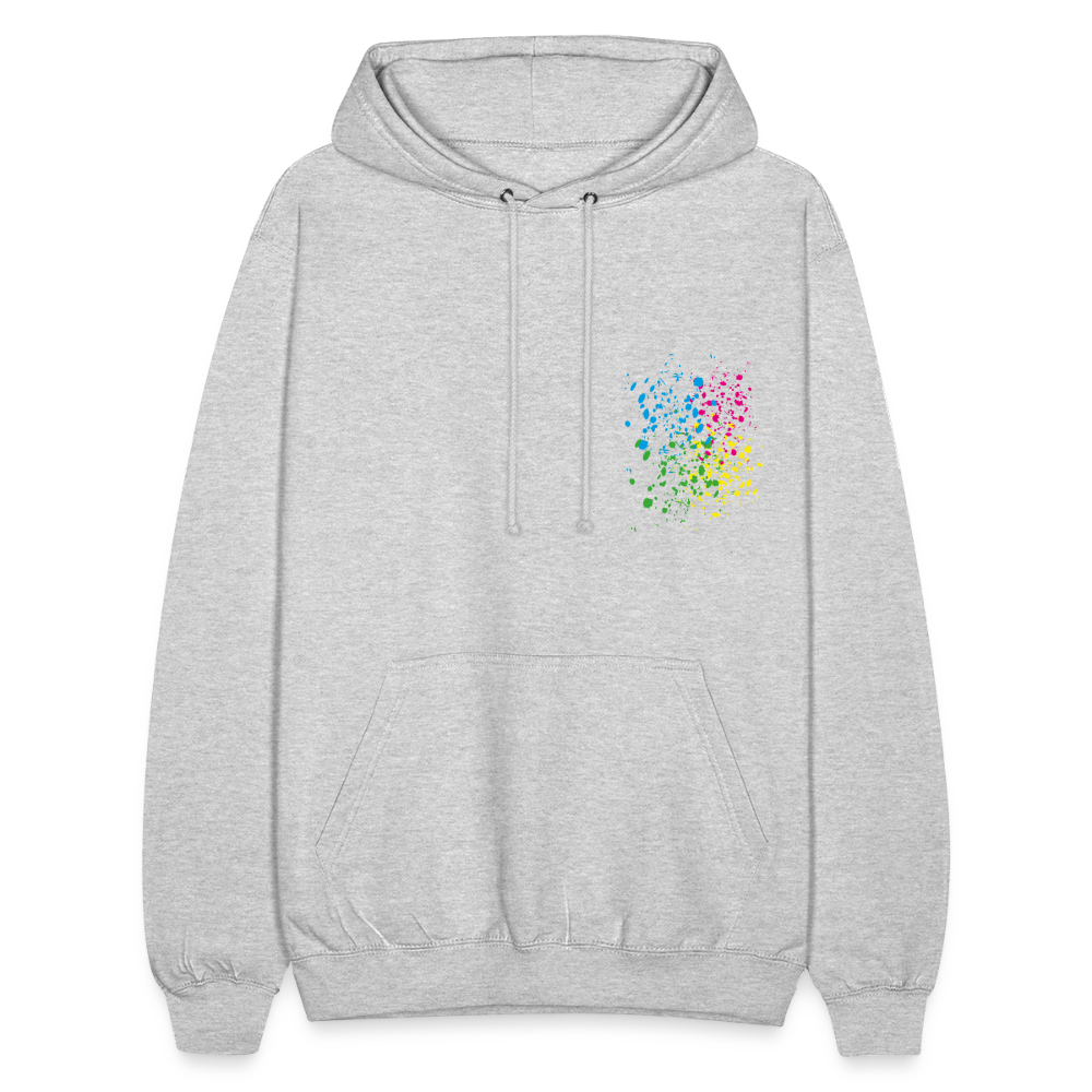 Unisex Hoodie - Hellgrau meliert