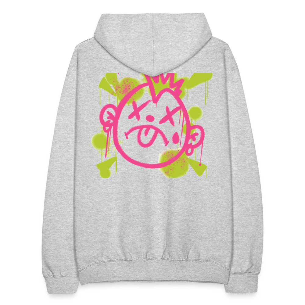 Unisex Hoodie - Hellgrau meliert