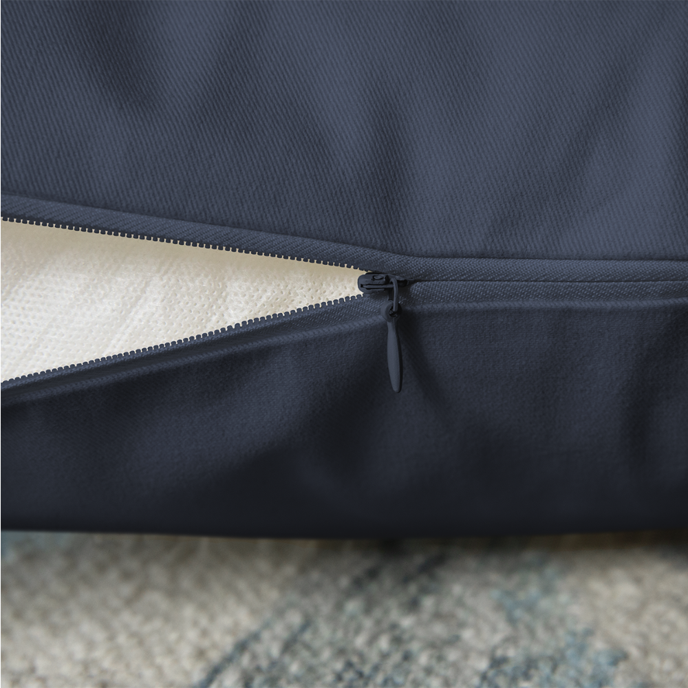 Sofakissen mit Füllung 44 x 44 cm - Navy