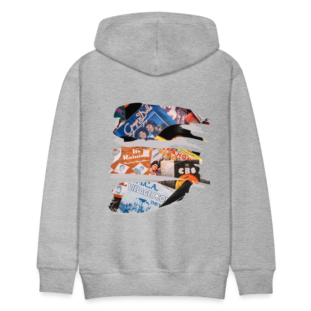 Männer Premium Hoodie - Grau meliert