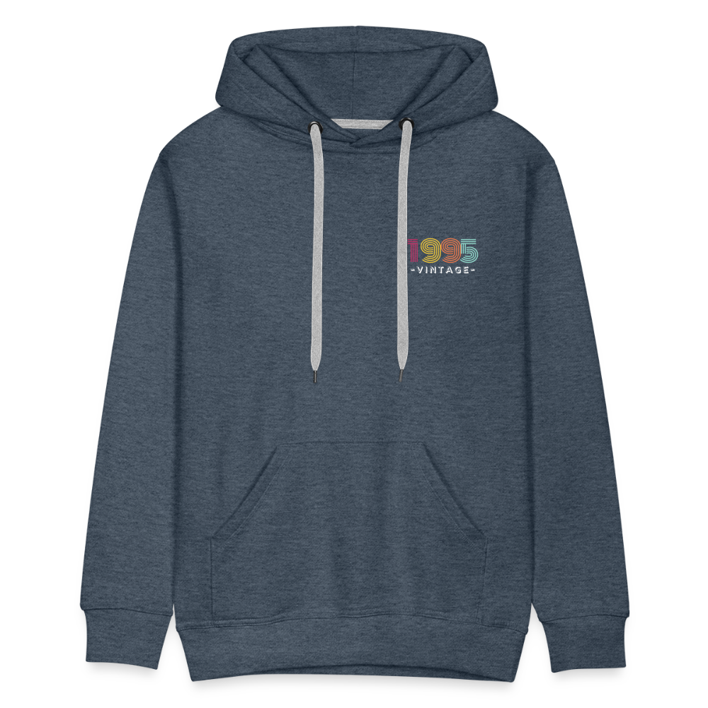 Männer Premium Hoodie - Jeansblau