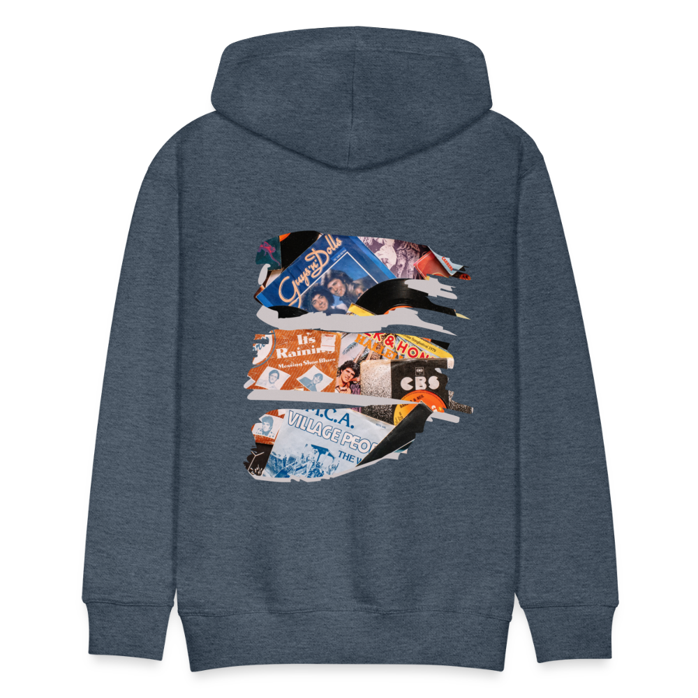 Männer Premium Hoodie - Jeansblau