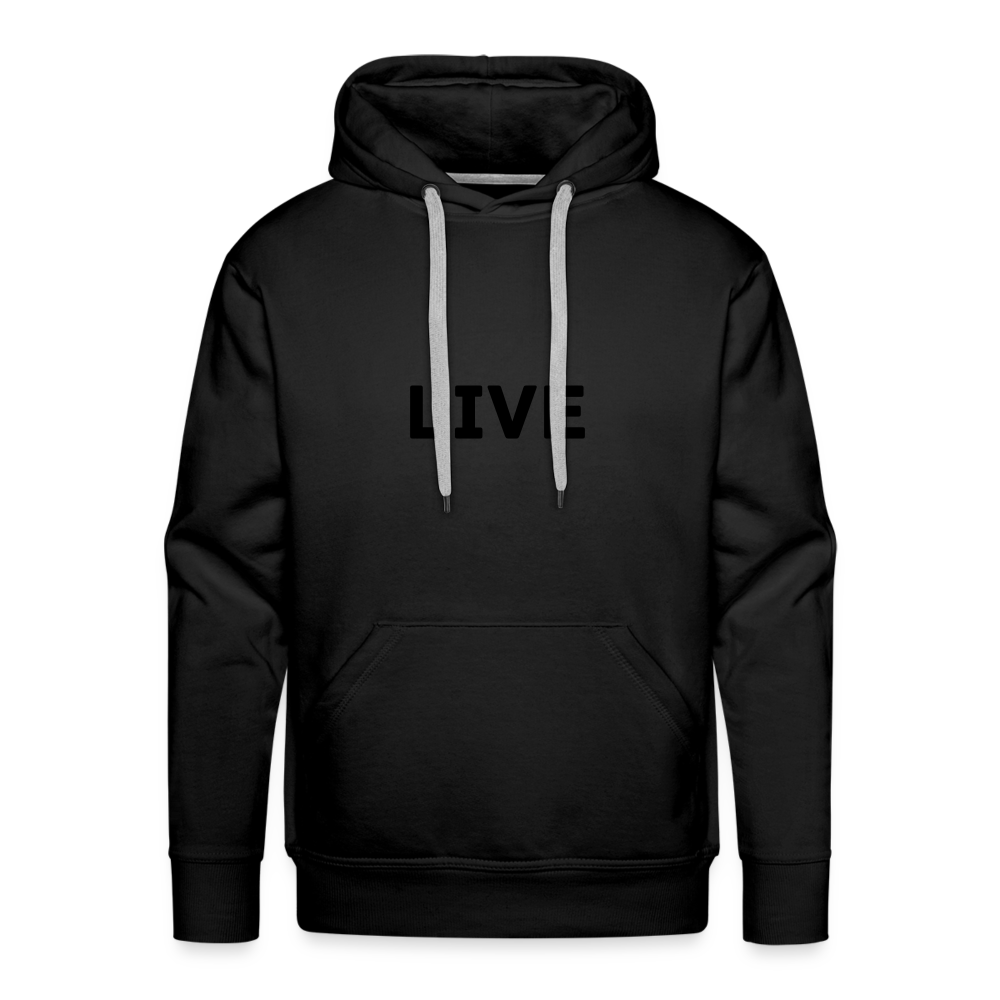 Männer Premium Hoodie - Schwarz