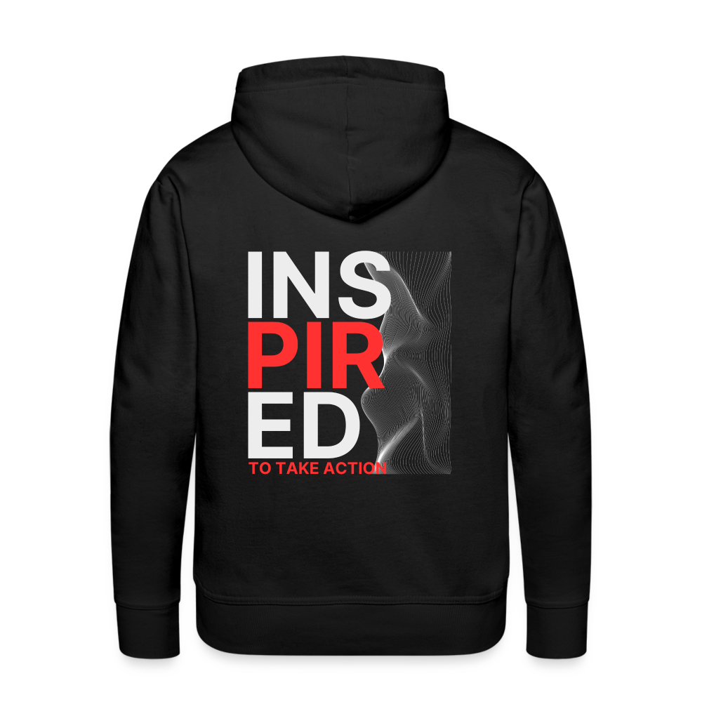 Männer Premium Hoodie - Schwarz
