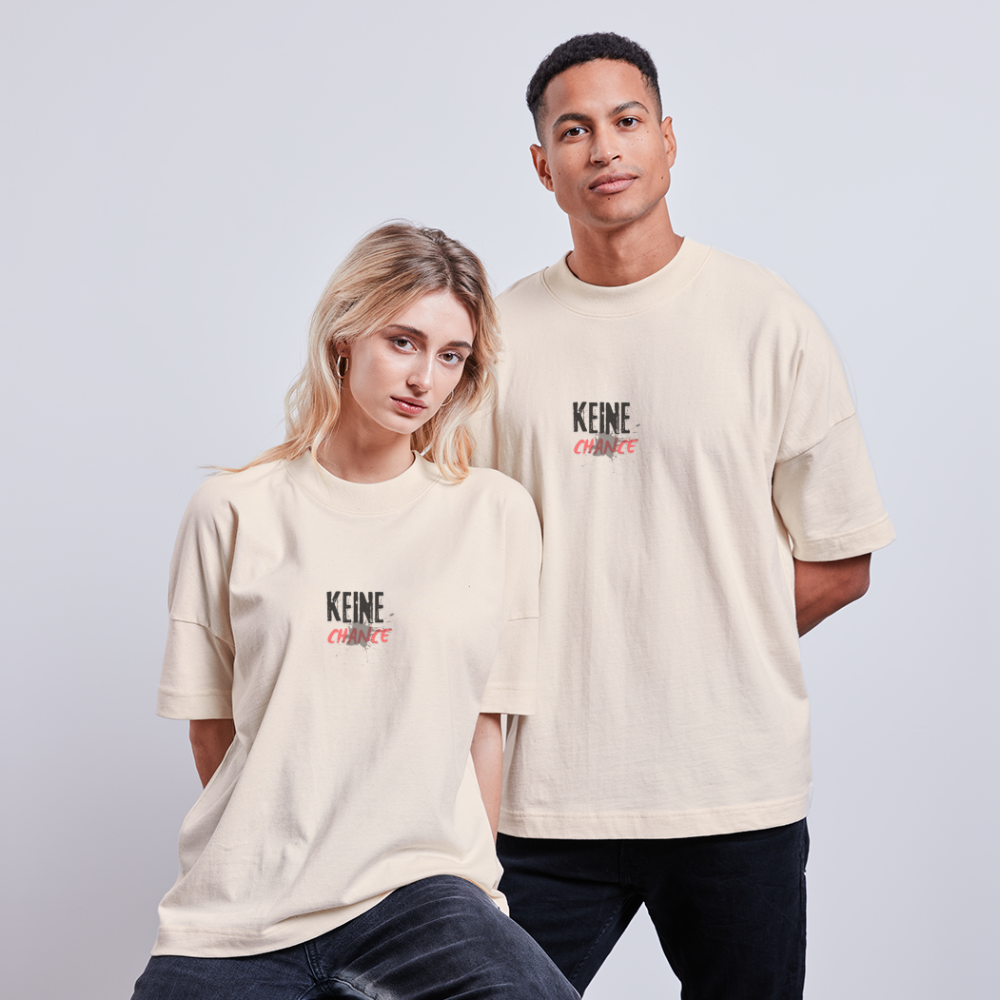 Unisex Oversize T-Shirt - Naturweiß