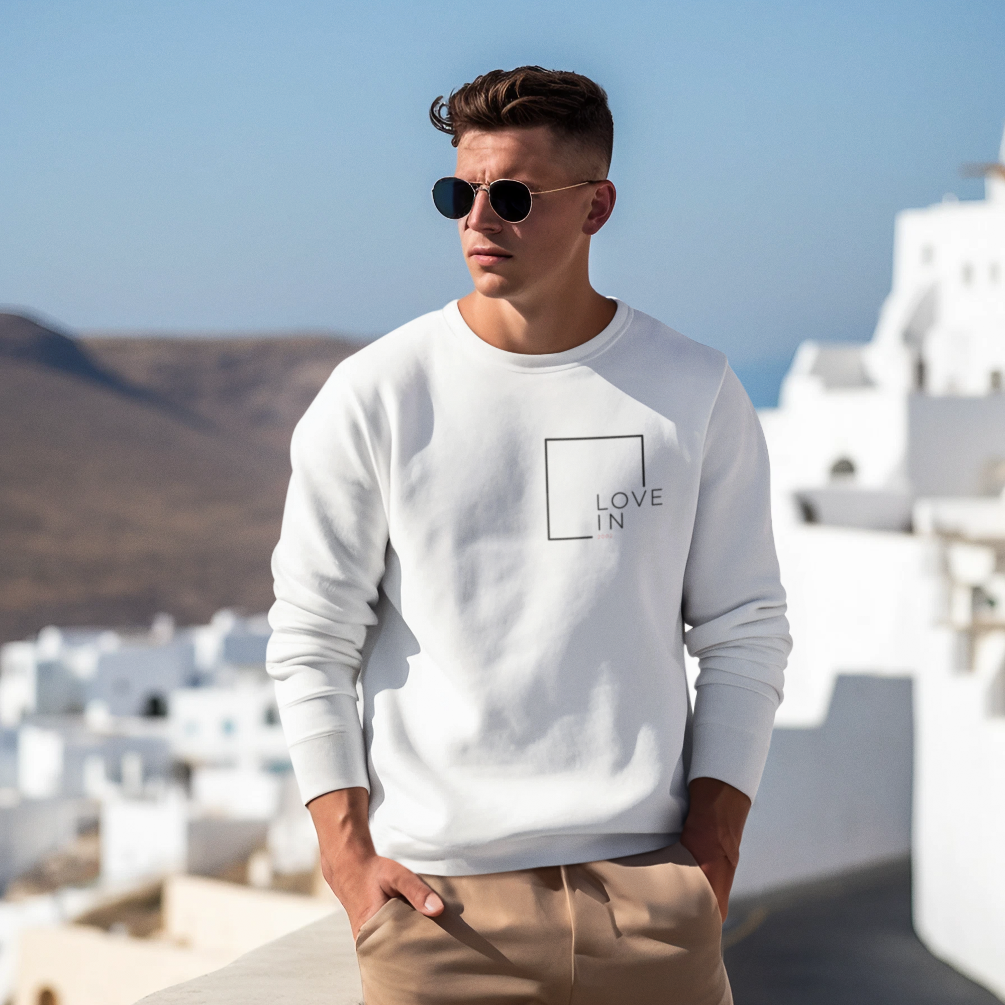 SWEATSHIRT MIT TEXT